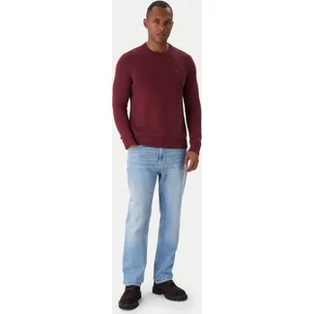 Pánský svetr Tommy Jeans Svetr DM0DM21787 Bordó Regular Fit M