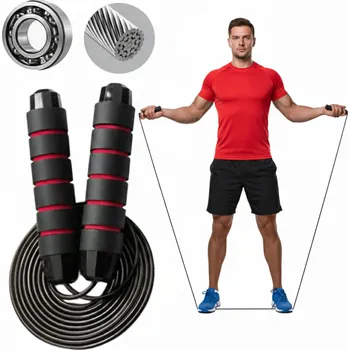 Švihadlo Švihadlo Profesionální boxerské tréninkové, nastavitelné, 280 cm, fitness