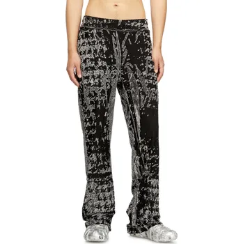 Pánské kalhoty KALHOTY DIESEL P-CORR TROUSERS BLACK