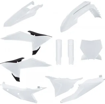 POLISPORT kompletní sada plastů (FULL KIT) KTM SX/SX-F/XC/XC-F 25-26 v sadě tabulka přední a kryty tlumičů barva bílá (POLISPORT kompletní sada plastů (FULL KIT) KTM SX/SX-F/XC/XC-F 25-26 v sadě tabulka přední a kryty tlumičů barva bílá)