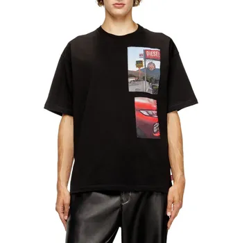 Pánské tričko TRIČKO DIESEL T-BOXT-T3 T-SHIRT BLACK