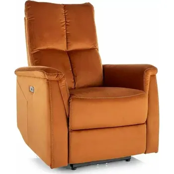 Křeslo Nábytek PEGAS s.r.o. Rozkládací křeslo NEPTUN VELVET, Skořicová Bluvel 4215