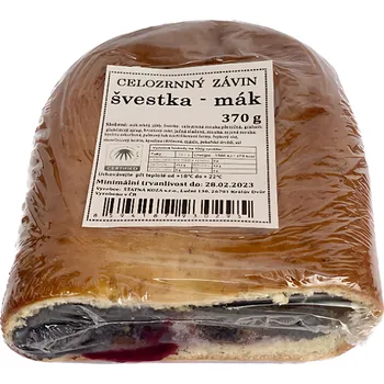 Trvanlivě pečivo Závin švestka - mák 300g
