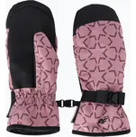 Dětské lyžařské rukavice 4F Fnk F198 pink