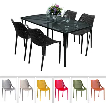 Zahradní sestava Zahradní sestava DUBLIN/ASTOR 1+4 (různé barvy) olivová