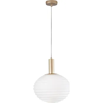 FANEUROPE Závěsné svítidlo Ripple zlatá, patice E27, 32 x 32 x 150 cm - FANEUROPE FAN I-RIPPLE-S32-ORO