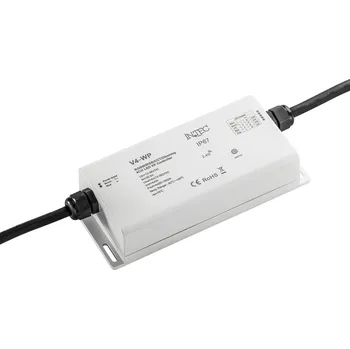 Příslušenství pro svítidlo FANEUROPE Přijímač + zesilovač 12-36 V DC, 5 A x 4 ch, max 20 A, IP67, 17,6 x 7,8 x 3,8 cm - FANEUROPE FAN RF-RICEVITORE-4CH-IP67