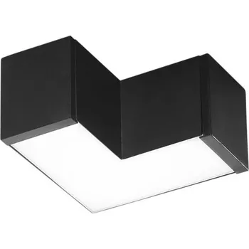 Bodové svítidlo FANEUROPE NEXT rohová spojka LED 8 W pro lištu LED NEXT černá - FANEUROPE FAN LED-NEXT-B-L