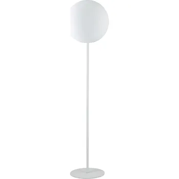 Venkovní osvětlení FANEUROPE Venkovní stojací lampa Geco, bílá, 1 x E27, IP65, 30 x 150 cm, kabel 250 cm - FANEUROPE FAN I-GECO-SFERA-PT30