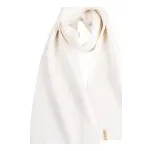 Kama pletená Merino šála S07 101 - přírodně bílá 22x170 22x170 - přírodně bílá