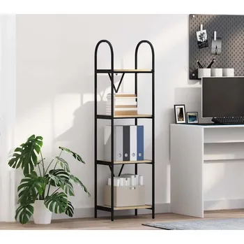 Knihovna vidaXL Knihovna dub sonoma 40 x 30 x 146 cm Kompozitní dřevo [879930]