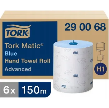 Papírový ručník Ručník H1 x6 Tork Matic 290068 modrý, jemný