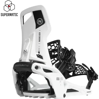 Vázání na snowboard Vázání na snowboard Nidecker OG Supermatic white M 2026 - Odesíláme do 24 hodin