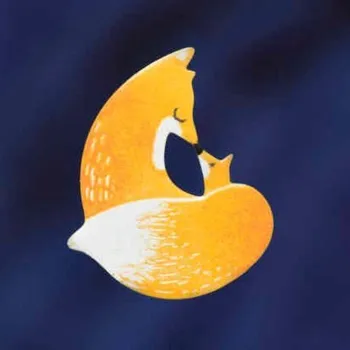 Brož Lucie Horáková Brož smaltovaná - liška a lišče