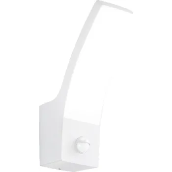 Venkovní osvětlení FANEUROPE Nástěnné svítidlo LED SAIL se senzorem hliník difuzor bílá IP65 CCT 3000-4000 K 80x160x245 mm - FANEUROPE FAN LED-SAIL-APS-BCO