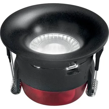 Koupelnové svítidlo FANEUROPE Zápustné venkovní svítidlo LED Hyde, hliník/polykarbonát, černé, 8 W, 750 lm, CCT stmívatelné, IP65, 8,5 x 8,5 x 5,8 cm - FANEUROPE FAN INC-HYDE-NER