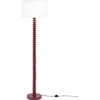 Stojací lampa FANEUROPE Stojací lampa Sultan (červená + samet) kov + samet, 1 x E27, 15 W; lampa pr. 40 x 20 cm, konstrukce 40 x 158 cm - FANEUROPE FAN I-SULTAN-PT-ROS