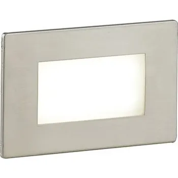 Venkovní osvětlení FANEUROPE Zápustné venkovní svítidlo LED Bolt, bílá/nikl/polykarbonát, 3 W, 200 lm, 4000 K, IP65, včetně nouzové baterie 3 h, 10,7 x 3,25 - FANEUROPE FAN INC-BOLT-503HP