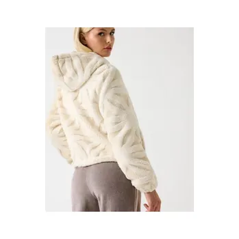 Pánská mikina Guess jacquard sherpa full-zip hoodi S