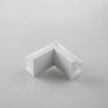 LED páska FANEUROPE Úhlová spojka Mono – bílý hliníkový profil s opálovým difuzorem, 10 x 6,5 cm - FANEUROPE FAN I-PROFY-MONO-L