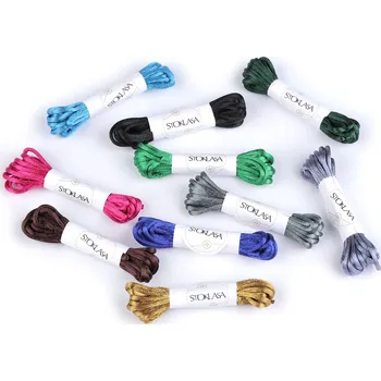 Saténová šňůra Ø2 mm svazek 3 m, střední, 2 mix tmavý