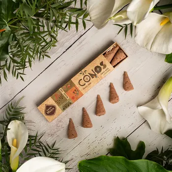 Vonná tyčinka Sagrada Madre Vonné kužely - Santalové dřevo a yagra