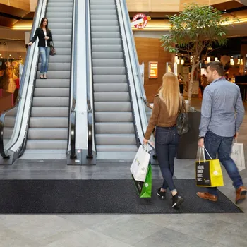 Rohožka Čisticí zóna / Vstupní rohož do objektu Super Mat 115x240 cm, hrubá, pratelná