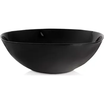 Orion Skleněná mísa Luna černá 24,5 x 24,5 cm