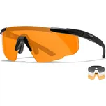 WILEY X Brýle střelecké SABER ADVANCED sada 3 skla ČERNÝ rám