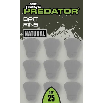 Fox Rage Predator Ploutvičky Bait Fins Natural 25 ks