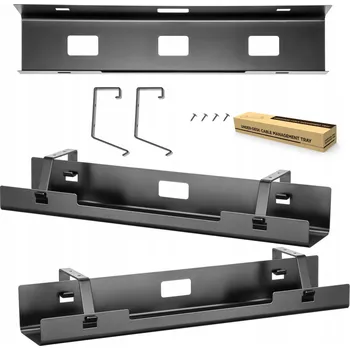 kabelová chránička Organizér kabelů pod stůl Mozos OCUD11-BK 60 cm
