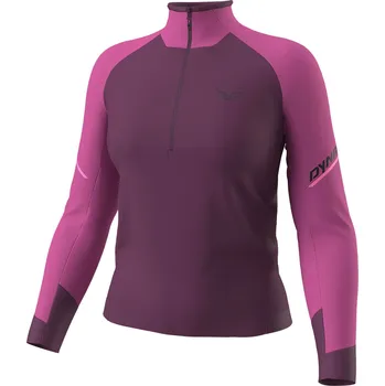 Dámská móda Dynafit Alpine L/S 1/2 Zip Tee W ultra coral - L