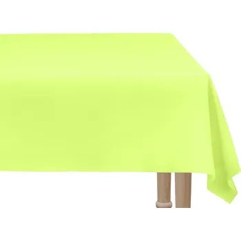 Jednorázový ubrus Obrus světle zelený 137x183 cm obdélníkový omyvatelný nešpinivý