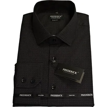 Pánská košile Pánská košile s dlouhým rukávem - střih SLIM - vzor F908 - 44