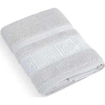 Osuška Bellatex Froté ručník a osuška Řecká kolekce světlá šedá, rozměr 70x140 cm