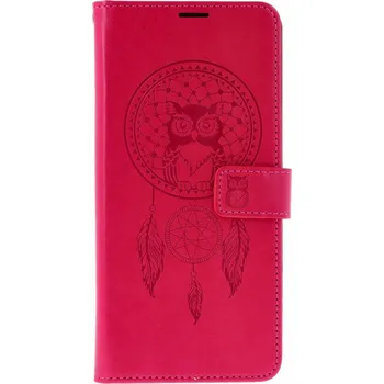 Pouzdro na mobilní telefon Pouzdro Xiaomi Redmi 15 knížkové Lapač se sovičkou růžové (kryt neboli obal na Xiaomi Redmi 15)