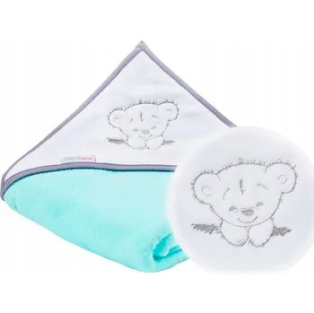 Prostěradlo Kryt s kapucí Babymam 100 x 100 cm modrý