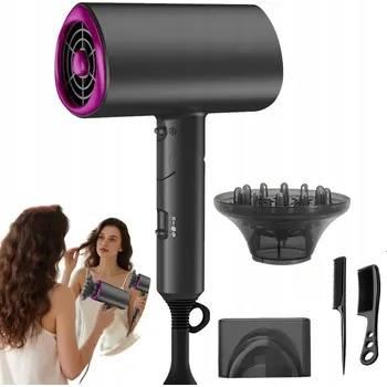 Péče o vlasy Skládací fén na vlasy 2000W s IONIZACÍ Chladný vzduch + Koncentrátor