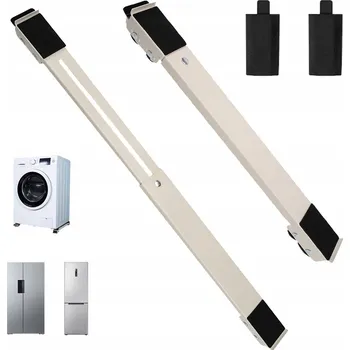 Praní a péče o prádlo PODSTAVEC POD PRAČKU MOBILNÍ NASTAVITELNÝ 2 KS PRO BUBEN LEDNIČKY