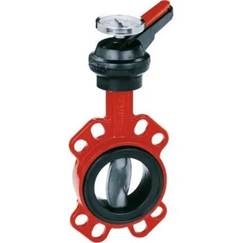 Ventil Ksb BOAX-S motýlová klapka DN40, PN16, mezipřírubová, ovládací páka, uzavírací, voda, litina