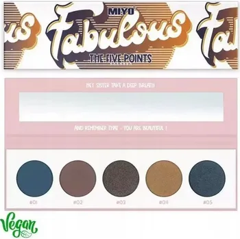 Oční stíny MIYO PALETKA OČNÍCH STÍNŮ 25 FABULOUS