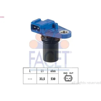 Čidlo automobilu Snímač, poloha vačkového hřídele FACET 9.0302