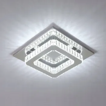 Stropní Svítidlo čtvercový Comely 40 x 10,5 cm stříbrný