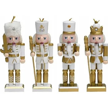 Obraz Ozdoba na zavěšení Louskáček, 4 ks, 13 cm M13413