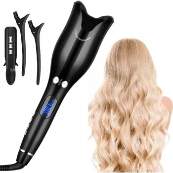 Kulma Automatická keramická kulma na vlasy s regulací teploty a LCD displejem