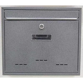 Poštovní schránka Poštovní schránka RADIM velká šedá struktura 360x310x90mm CH