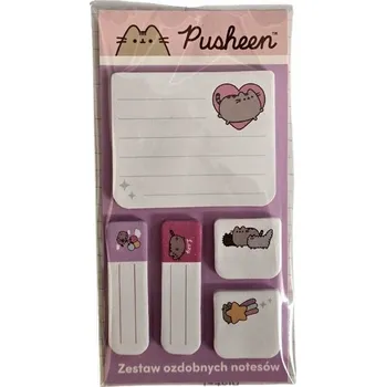 Samolepící bloček Samolepicí bločky Pusheen ZÁLOŽKY INDEXOVACÍ ŠTÍTKY samolepky