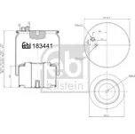 Mech, pneumatické odpružení FEBI BILSTEIN 183441