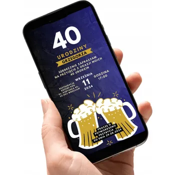 Obraz E-POZVÁNKA NA NAROZENINY 18 21 30 50 – libovolná slavnost