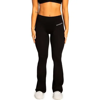 Dámské oblečení Dámské tepláky GymBeam Women‘s Grace Pants Black L